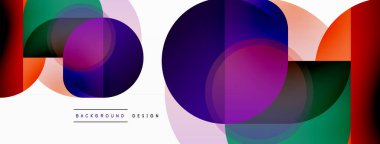 Geometrik asgari duvar kağıdı. Geometrik şekiller. Duvar kağıdı afişi veya iniş sayfası için vektör illüstrasyonu