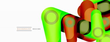 Soyut geometrik şekiller arka plan. Duvar kağıdı, pankart, arkaplan veya iniş için renk şekilleri