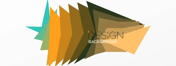 Hintergrund Kreative Geometrische Formenkomposition Mit Verlaufseffekt Wallpaper Für Das Konzept — Stockvektor