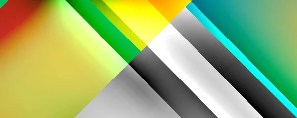 Trendige Einfache Flüssige Farbverlauf Abstrakten Hintergrund Mit Dynamischen Linieneffekt Vektor — Stockvektor