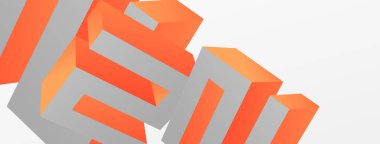 3d line geometric creative abstract background. Trendy techno business template for wallpaper, banner, background or landing