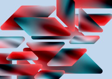 Fluid color dynamic geometric shapes abstract background. Vector illustration for wallpaper banner background or landing page