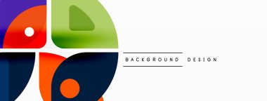 Çizgiler, kareler, daireler ve üçgenler. Duvar kağıdı, pankart, arkaplan, sunum veya iniş sayfası için Geometrik soyut arkaplan