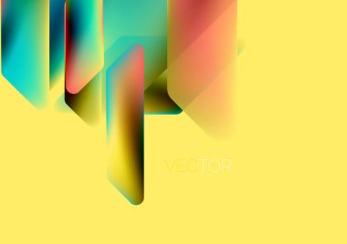 Tech minimal geometric wallpaper. Creative abstract background. Vector illustration for wallpaper banner background or landing page