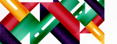 Arka planda minimum geometrik bileşim. Duvar kağıdı afişi veya iniş sayfası için satır tasarımı vektör illüstrasyonuName