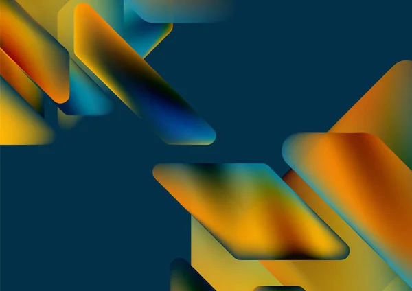 Tech Minimal Geometric Wallpaper Creative Abstract Background Vector Illustration Wallpaper — Stockvector