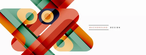 Linien Geometrische Kreative Abstrakte Hintergrund Helle Farbkomposition Für Tapeten Banner — Stockvektor