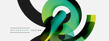 Soyut arkaplanı çember içine al. Duvar kağıdı afişi arkaplan kartı veya iniş sayfası için vektör illüstrasyonu