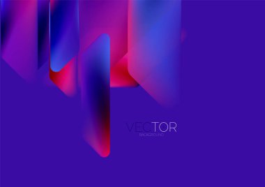 Tech minimal geometric wallpaper. Creative abstract background. Vector illustration for wallpaper banner background or landing page