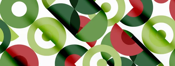 Красочный Круг Абстрактный Фон Шаблон Обоев Баннер Презентация Фон — стоковый вектор