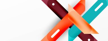 Arka plan çakışan hatlar. Dinamik çizgiler soyut duvar kağıdı. Duvar kağıdı afişi veya iniş sayfası için düz satır kompozisyon vektör ilüstrasyonuName