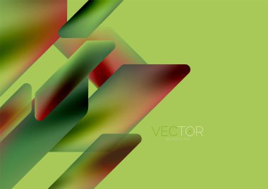 Fluid color dynamic geometric shapes abstract background. Vector illustration for wallpaper banner background or landing page