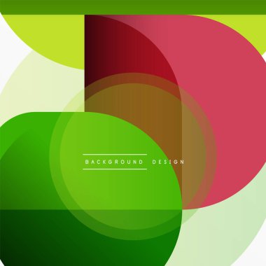 Yaratıcı geometrik duvar kağıdı. Asgari çember üçgen ve kare çizgi soyut arkaplan. Duvar kağıdı afişi veya iniş sayfası için vektör illüstrasyonu