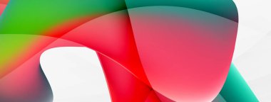 Soyut arkaplan. Duvar kağıdı, pankart, arkaplan veya iniş için akışkan renk dalgası şablonu