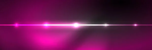 Skinnende Neon Lys Mørk Abstrakt Baggrund Med Sløret Magiske Neon – Stock-vektor
