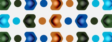 Beyaz arka planda renkli ok şekilleri. Minimum geometrik soyut arkaplan. Duvar kağıdı afişi veya iniş sayfası için vektör illüstrasyonu