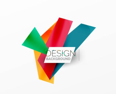 Arka plan soyut örtüşen şekiller. Duvar kağıdı afişi veya iniş sayfası için en düşük bileşim vektör ilüstrasyonuName