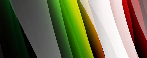 ダイナミック波線効果のある流体色グラデーション ベクトルイラスト壁紙 バナー カード ブックイラスト ランディングページ — ストックベクタ