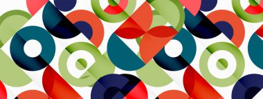 Temiz bir çember arka planı. Duvar kağıdı, pankart, arkaplan veya iniş için renkli şablon