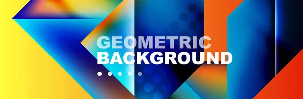 Abstrakter Hintergrund Mit Geometrischen Elementen Kreatives Trendiges Design Vektor Illustrationen — Stockvektor