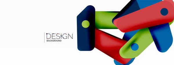 Tech Minimale Geometrische Tapete Kreativer Abstrakter Hintergrund Ribbon Stil Streifen — Stockvektor