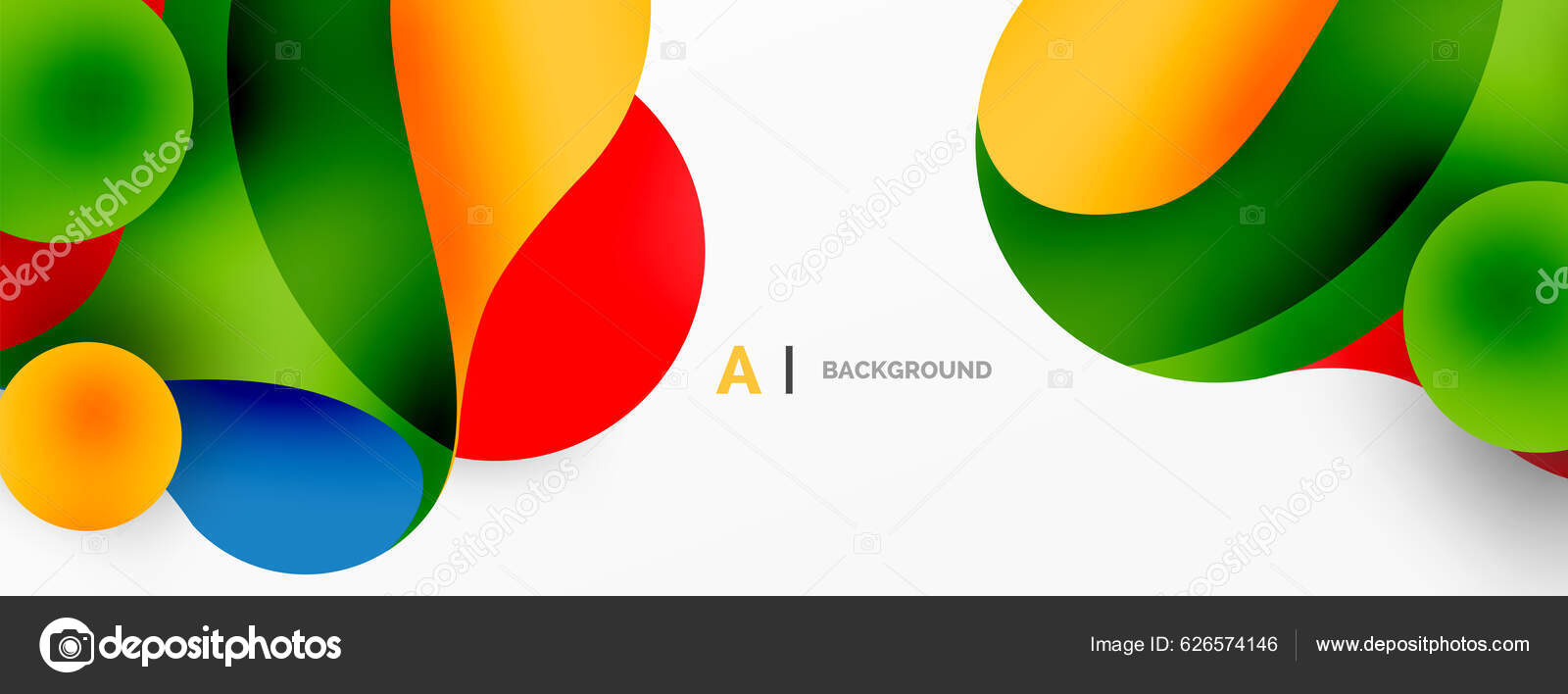 Flowing Geometric Shapes Minimalist Abstract Background Shapes Circles  Wallpaper Concept Stock Vector by ©akomov 626574146, image size:1600x708