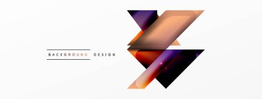 Dinamik 3d geometrik soyut arkaplan. Üçgenler ve diğer basit formlar. Duvar Kağıdı, Sancak, Arkaplan, Kart, Kitap İllüstrasyonu, İniş Sayfası