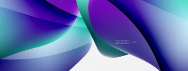 Soyut arkaplan. Duvar kağıdı, pankart, arkaplan veya iniş için akışkan renk dalgası şablonu