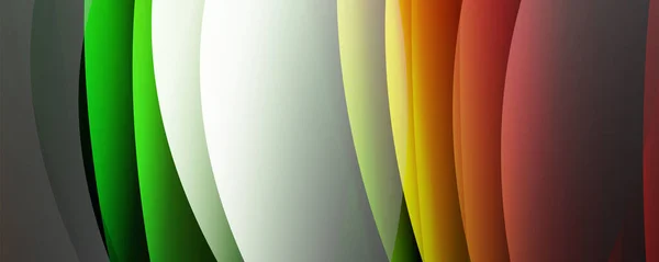 Akışkan Renk Eğimleri Dinamik Dalga Çizgisi Etkisi Duvar Kağıdı Sancak — Stok Vektör