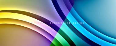 Dinamik dalga çizgisi efektli basit akışkan renk gradyan soyut arka plan. Duvar Kağıdı, Sancak, Arkaplan, Kart, Kitap İllüstrasyonu, İniş Sayfası