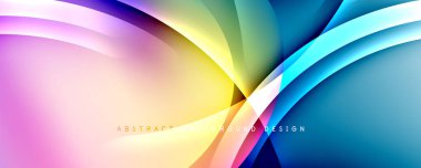 Dinamik dalga çizgisi efektli basit akışkan renk gradyan soyut arka plan. Duvar Kağıdı, Sancak, Arkaplan, Kart, Kitap İllüstrasyonu, İniş Sayfası