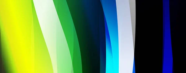 Αφηρημένο Φόντο Μοντέρνα Απλό Υγρό Χρώμα Κλίσεις Κύματα Εικονογράφηση Διάνυσμα — Διανυσματικό Αρχείο