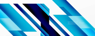 Minimum geometrik soyut arkaplan. Dinamik 3D çizgi kompozisyonu. Duvar kağıdı, afiş, arkaplan veya iniş için moda tekno iş şablonu