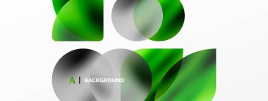 Saydam efektler geometrik soyut arkaplan. Minimalist duvar kağıdı, afiş, arkaplan veya iniş