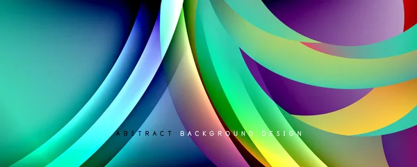 Dinámica Moda Simple Fluido Degradado Color Fondo Abstracto Con Efectos — Vector de stock