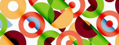 Temiz bir çember arka planı. Duvar kağıdı, pankart, arkaplan veya iniş için renkli şablon