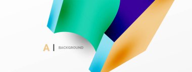 Soyut arkaplan - 3 boyutlu soyut şekil. Yapay zeka teknolojisi, engelleme zinciri, iletişim için duvar kağıdı, 5G, bilim, iş