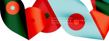 Minimum geometrik duvar kağıdı. Yaratıcı soyut arka plan. Duvar kağıdı arkaplanı ya da iniş sayfası için basit çizgiler ve daire kompozisyon vektör illüstrasyonu