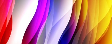 Akışkan renk eğimleri ve dinamik dalga çizgisi etkisi. Duvar Kağıdı, Sancak, Arkaplan, Kart, Kitap İllüstrasyonu, İniş Sayfası