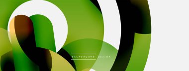 Soyut arkaplanı çember içine al. Duvar kağıdı afişi arkaplan kartı veya iniş sayfası için vektör illüstrasyonu