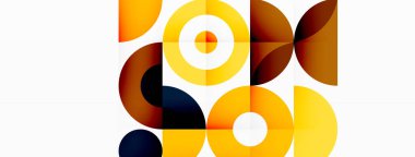 Renkli çember soyut arkaplan. Duvar kağıdı, afiş, sunum, arkaplan şablonu