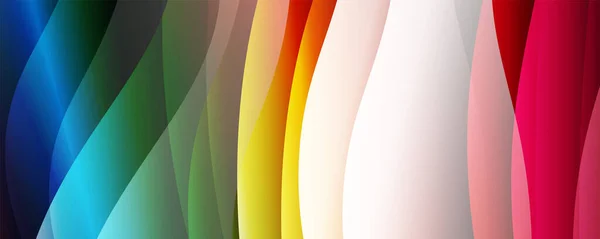 流线型波浪线 具有潮流的流体色彩梯度抽象背景 用于网站或移动应用程序壁纸的网页 — 图库矢量图片