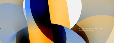 Soyut arkaplanı çember içine al. Duvar kağıdı afişi arkaplan kartı veya iniş sayfası için vektör illüstrasyonu