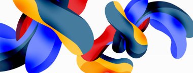 Yaratıcı geometrik duvar kağıdı. Sıçrama şekilleri kompozisyon arkaplanı. Duvar kağıdı, afiş, arkaplan veya iniş için tekno iş şablonu