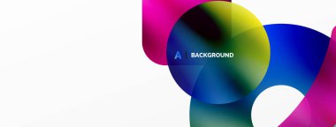 Metalik parlak geometrik yüzeyler, yuvarlak şekiller ve daireler. Duvar kağıdı, afiş, arkaplan, kart, kitap illüstrasyonu, iniş sayfası için dijital ağ geleceksel şablonu