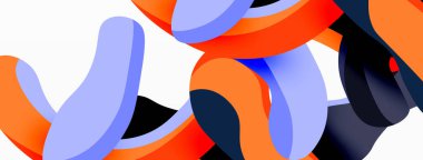 Yaratıcı geometrik duvar kağıdı. Sıvı dalga sıvısı arka planı şekillendirir. Duvar kağıdı, afiş, arkaplan veya iniş için tekno iş şablonu