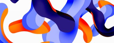 Yaratıcı geometrik duvar kağıdı. Sıvı dalga sıvısı arka planı şekillendirir. Duvar kağıdı, afiş, arkaplan veya iniş için tekno iş şablonu