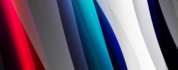 Fluid Color Gradients Dynamic Wave Line Effect Vector Illustration Wallpaper — Stock Vector