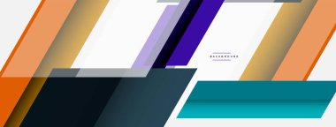 Geçmişi. Geometrik köşegen şekiller ve çizgiler soyut bileşim. Duvar kağıdı afişi veya iniş sayfası için vektör illüstrasyonu