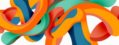 Yaratıcı geometrik duvar kağıdı. Sıvı dalga sıvısı arka planı şekillendirir. Duvar kağıdı, afiş, arkaplan veya iniş için tekno iş şablonu